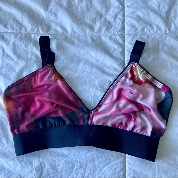 Parade Floral Mesh Bralette 32DD - Picture 1 of 11